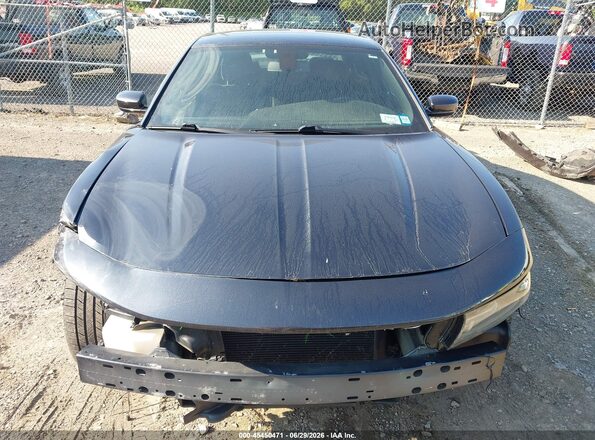 2C3CDXHG1JH128616 2018 DODGE CHARGER Dark Blue Вид задней части салона
