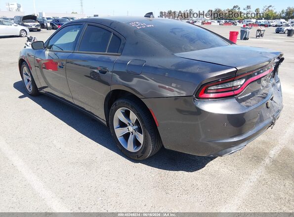 2C3CDXHG1JH176679 2018 DODGE CHARGER Серый Задняя левая четверть