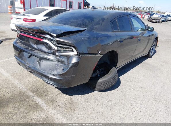 2C3CDXHG1JH176679 2018 DODGE CHARGER Серый Задняя правая четверть