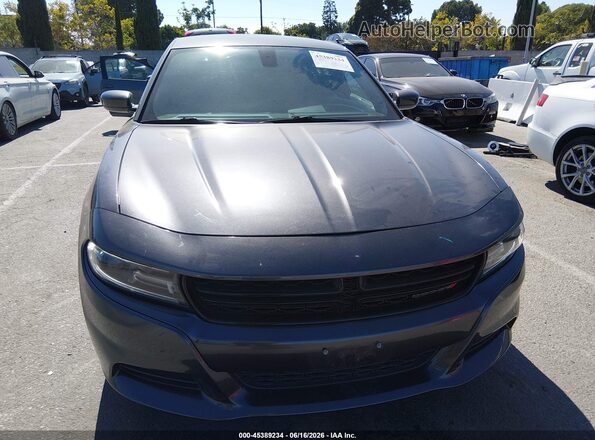 2C3CDXHG1JH176679 2018 DODGE CHARGER Серый Вид щитка приборов