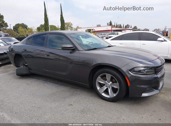 2C3CDXHG1JH176679 2018 DODGE CHARGER Серый Вид задней части салона