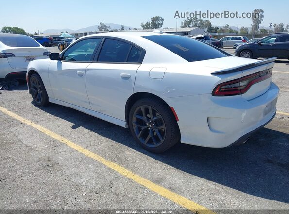 2C3CDXHG1KH603439 2019 DODGE CHARGER White Հետևի ձախ