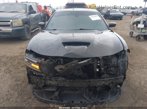 2C3CDXHG1KH662944 2019 DODGE CHARGER Black Սալոնի հետևի տեսք