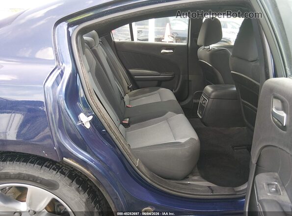 2C3CDXHG2GH150357 2016 DODGE CHARGER Blue Widok naklejki z numerem VIN