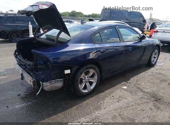 2C3CDXHG2GH150357 2016 DODGE CHARGER Blue Tył prawy