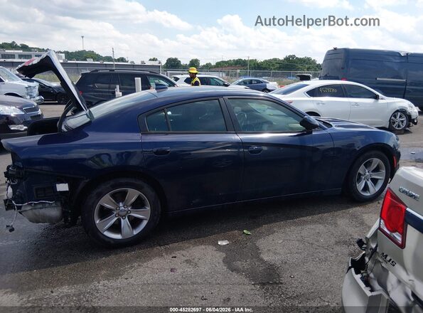 2C3CDXHG2GH150357 2016 DODGE CHARGER Blue Widok wnętrza 360 stopni