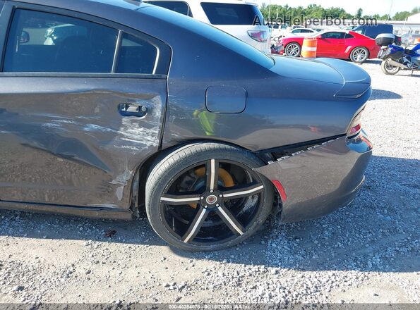 2C3CDXHG2HH515587 2017 DODGE CHARGER Gray Դիմացի տեսք