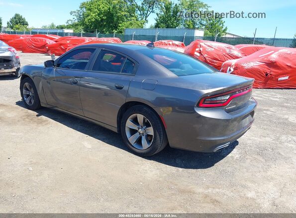 2C3CDXHG2HH649581 2017 DODGE CHARGER Gray Rear left
