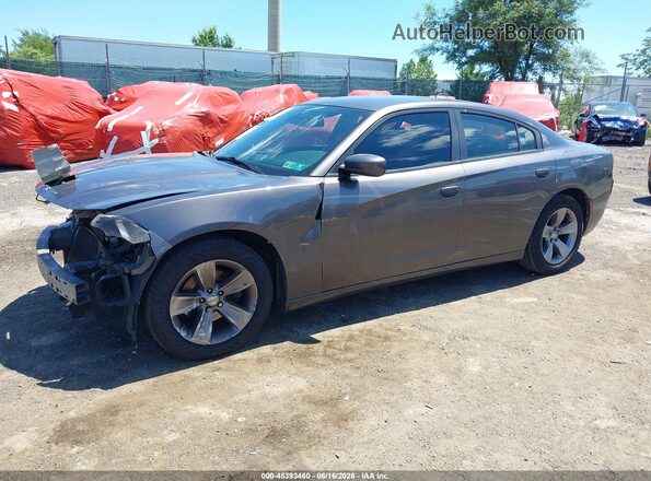 2C3CDXHG2HH649581 2017 DODGE CHARGER Gray Front left