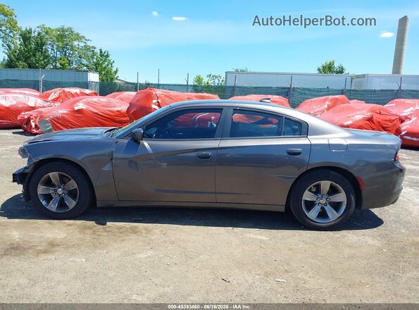 2C3CDXHG2HH649581 2017 DODGE CHARGER Gray Rear interior view