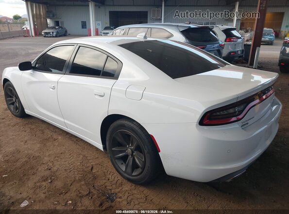 2C3CDXHG2JH125434 2018 DODGE CHARGER White Հետևի ձախ