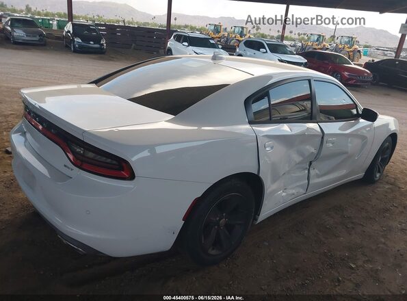 2C3CDXHG2JH125434 2018 DODGE CHARGER White Հետևի աջ