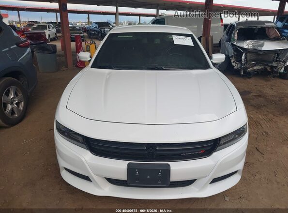 2C3CDXHG2JH125434 2018 DODGE CHARGER White Սալոնի հետևի տեսք