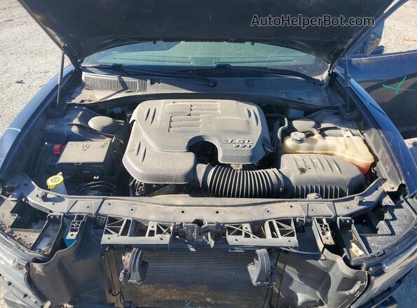 2C3CDXHG2KH608987 2019 DODGE CHARGER Черный Вид задней части салона