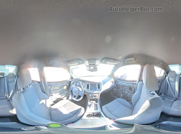 2C3CDXHG2KH608987 2019 DODGE CHARGER Черный Панорамный вид салона 360°