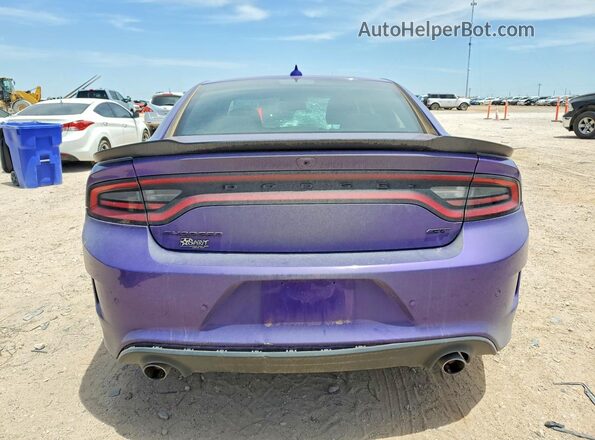 2C3CDXHG2PH603487 2023 DODGE CHARGER Purple Вид ззаду