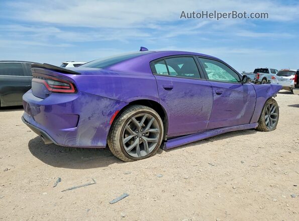 2C3CDXHG2PH603487 2023 DODGE CHARGER Purple Задня права чверть