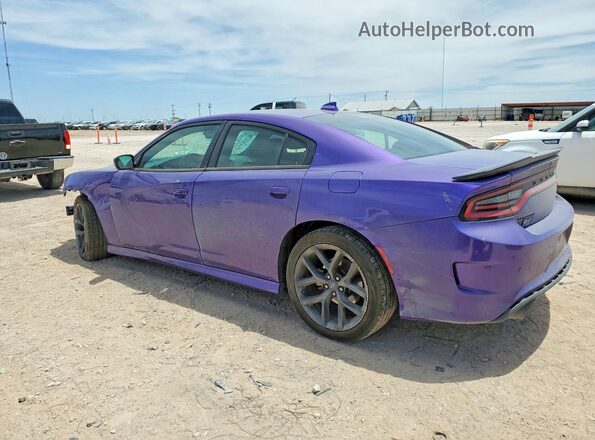 2C3CDXHG2PH603487 2023 DODGE CHARGER Purple Задня ліва чверть