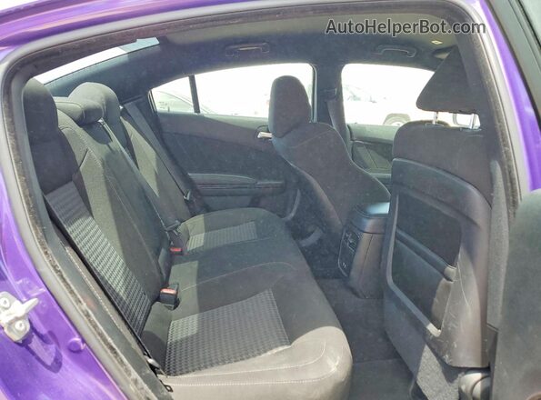 2C3CDXHG2PH603487 2023 DODGE CHARGER Purple Вид задніх сидінь