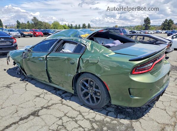 2C3CDXHG3KH545253 2019 DODGE CHARGER Green უკანა მარცხენა