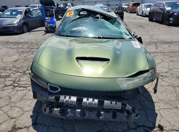 2C3CDXHG3KH545253 2019 DODGE CHARGER Green წინა ხედი