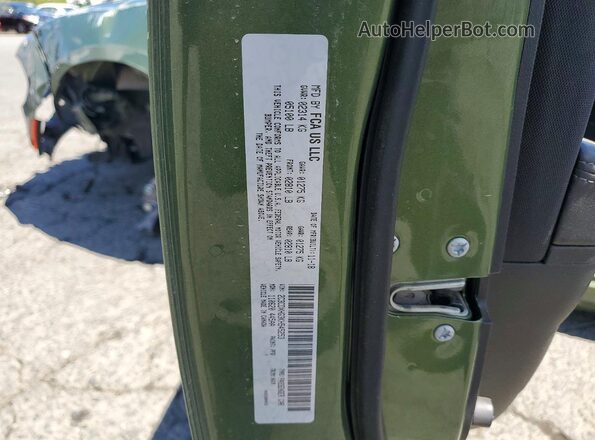 2C3CDXHG3KH545253 2019 DODGE CHARGER Green ძრავის განყოფილების ხედი