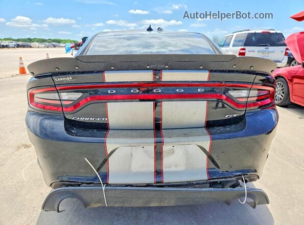 2C3CDXHG3KH585221 2019 DODGE CHARGER Black Հետևի տեսք