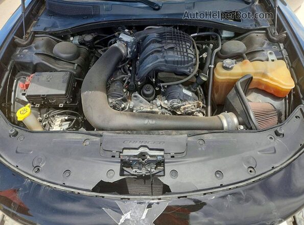 2C3CDXHG3KH585221 2019 DODGE CHARGER Black Սալոնի հետևի տեսք