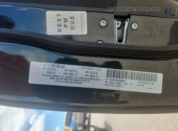 2C3CDXHG3KH585221 2019 DODGE CHARGER Black Շարժիչի բաժամունքի տեսք
