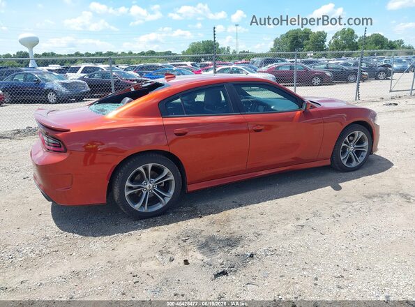 2C3CDXHG3MH519142 2021 DODGE CHARGER Orange Rear right