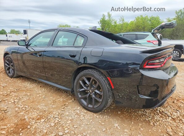 2C3CDXHG3MH519349 2021 DODGE CHARGER Black Հետևի ձախ