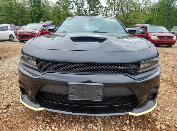 2C3CDXHG3MH519349 2021 DODGE CHARGER Black Դիմացի տեսք