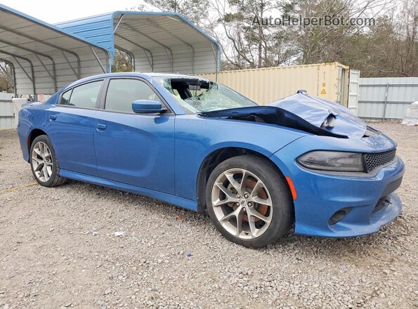 2C3CDXHG3MH608029 2021 DODGE CHARGER Blue 