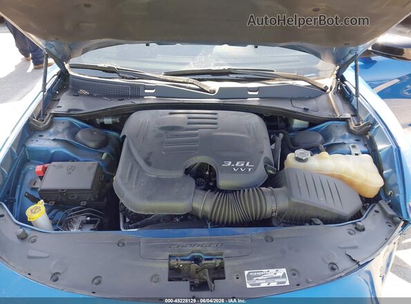 2C3CDXHG3PH515824 2023 DODGE CHARGER Blue Հետևի տեսք