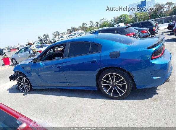 2C3CDXHG3PH515824 2023 DODGE CHARGER Blue Սալոնի 360 աստիճան տեսք