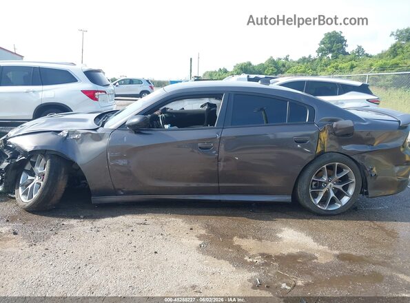 2C3CDXHG3PH575392 2023 DODGE CHARGER Gray Սալոնի 360 աստիճան տեսք