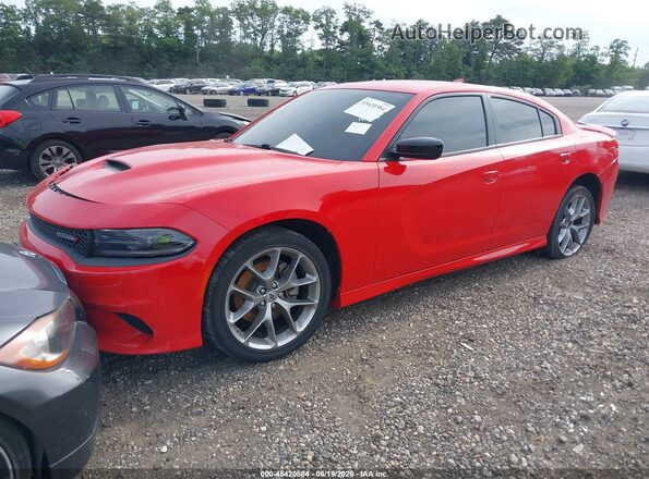 2C3CDXHG3PH595514 2023 DODGE CHARGER Red Przód lewy