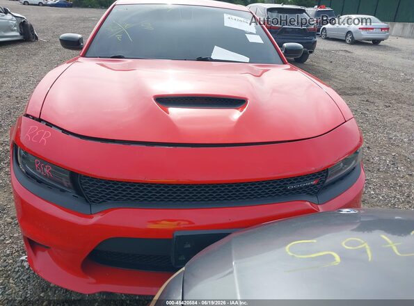 2C3CDXHG3PH595514 2023 DODGE CHARGER Red Widok deski rozdzielczej