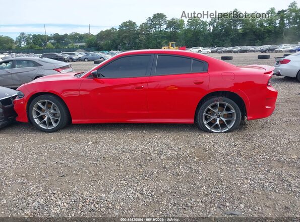 2C3CDXHG3PH595514 2023 DODGE CHARGER Red Widok wnętrza z tyłu