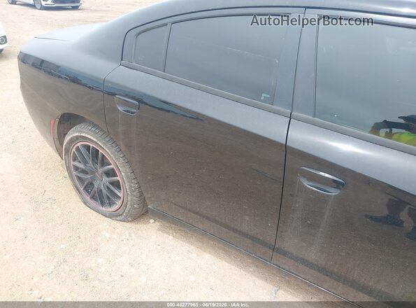 2C3CDXHG4GH178824 2016 DODGE CHARGER Black Front view