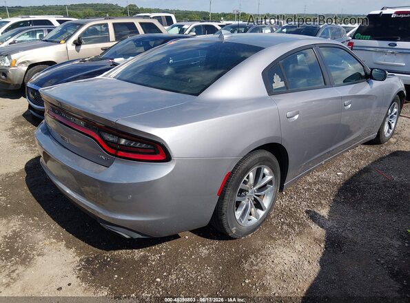 2C3CDXHG4GH242506 2016 DODGE CHARGER Silver Trasero derecho