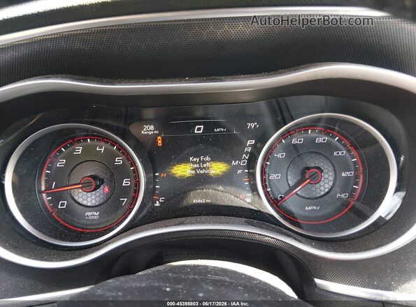 2C3CDXHG4GH242506 2016 DODGE CHARGER Silver Vista de los asientos traseros