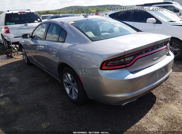 2C3CDXHG4GH242506 2016 DODGE CHARGER Silver Trasero izquierdo