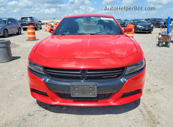 2C3CDXHG4HH536876 2017 DODGE CHARGER Red Vista frontal