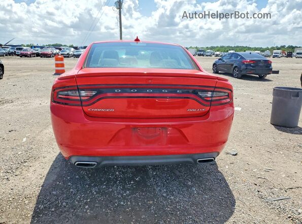 2C3CDXHG4HH536876 2017 DODGE CHARGER Red Vista trasera