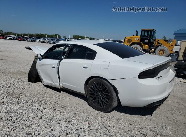 2C3CDXHG4HH537512 2017 DODGE CHARGER White Trasero izquierdo