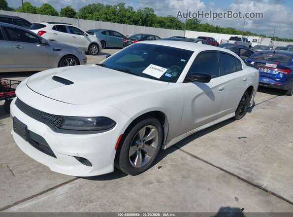 2C3CDXHG4LH122859 2020 DODGE CHARGER White Vista tres cuartos delantera izquierda