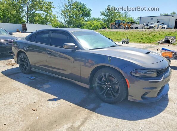 2C3CDXHG4LH155294 2020 DODGE CHARGER Charcoal Przód prawy