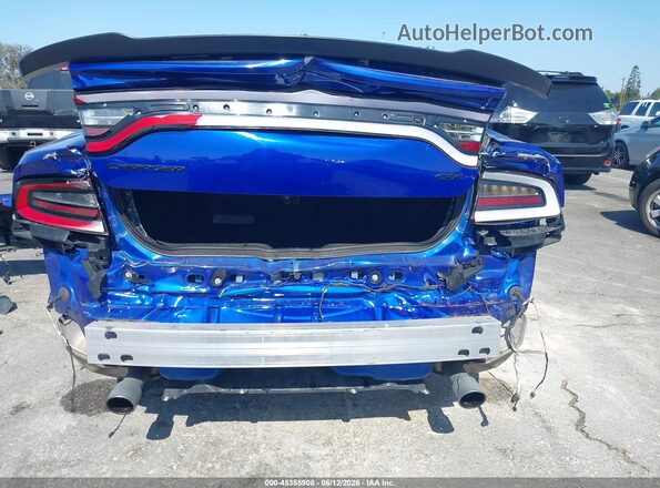 2C3CDXHG4LH157806 2020 DODGE CHARGER Blue Вид спереду