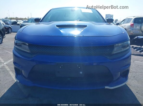 2C3CDXHG4LH157806 2020 DODGE CHARGER Blue Вид задньої частини салону